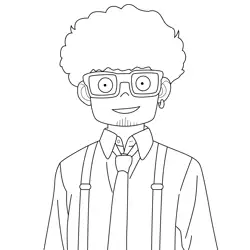 Franky Franklin Spy x Family Free Coloring Page for Kids