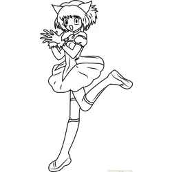 Mew Mew Power Free Coloring Page for Kids
