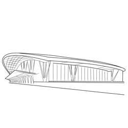 American Airport Free Coloring Page for Kids
