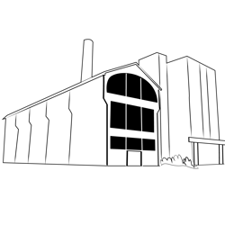 Factory 5 Free Coloring Page for Kids