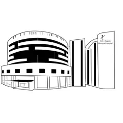 B L Kapoor Memorial Hospital Free Coloring Page for Kids