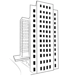 Charity Hospital Free Coloring Page for Kids