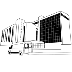 Gungoren Hospital Free Coloring Page for Kids