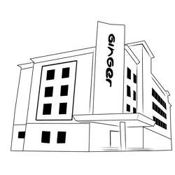 Ginger Hotel Free Coloring Page for Kids