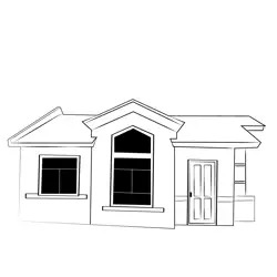 Duplex House 25 Free Coloring Page for Kids