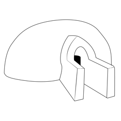 Igloo 5 Free Coloring Page for Kids