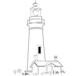 Lighthouse 4 Free Coloring Page for Kids
