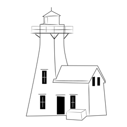 New London Light Free Coloring Page for Kids