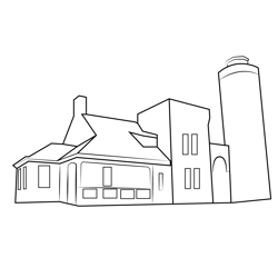 The Old Mackinac Point Lighthouse Free Coloring Page for Kids