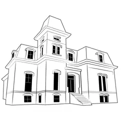 Danville Museum Free Coloring Page for Kids