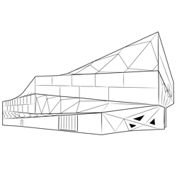 Museum 1 Free Coloring Page for Kids
