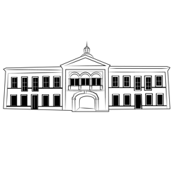 Museum 4 Free Coloring Page for Kids