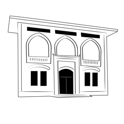 Old Grand National Assembly Museum Free Coloring Page for Kids