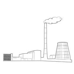 Iru Power Plant Free Coloring Page for Kids