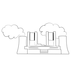 Power Plant 1 Free Coloring Page for Kids