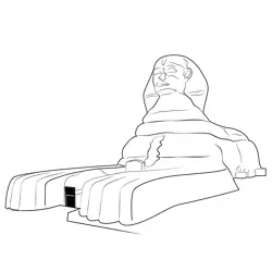 Pyramids 2 Coloring Page
