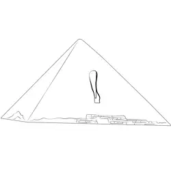 Pyramids Free Coloring Page for Kids