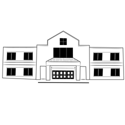 Barnstable High School Free Coloring Page for Kids