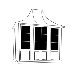 Potting Shed Free Coloring Page for Kids