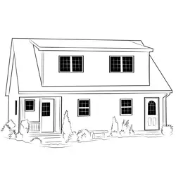 Traditional Garage And Shed Free Coloring Page for Kids