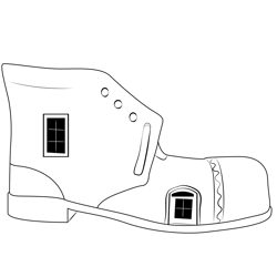 House 10 Free Coloring Page for Kids