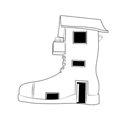 House 2 Free Coloring Page for Kids
