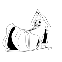 Shoe House 9 Free Coloring Page for Kids