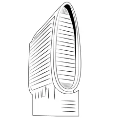 Dsec Commercial Tower Free Coloring Page for Kids