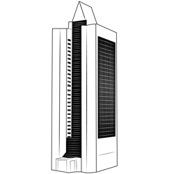 Moscow High Skyscraper Free Coloring Page for Kids