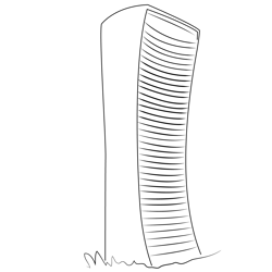 Skyscraper 1 Free Coloring Page for Kids