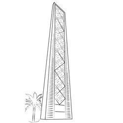 Skyscraper 11 Free Coloring Page for Kids