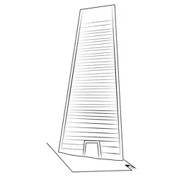 Skyscraper 13 Free Coloring Page for Kids