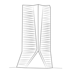 Skyscraper 14 Free Coloring Page for Kids