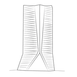 Skyscraper 14 Free Coloring Page for Kids