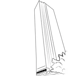 Skyscraper 17 Free Coloring Page for Kids