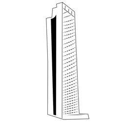 Skyscraper 2 Free Coloring Page for Kids