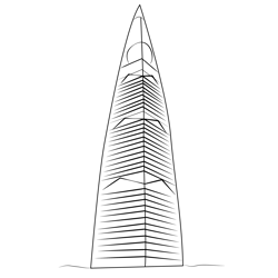 Skyscraper 4 Free Coloring Page for Kids