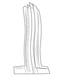 Skyscraper 5 Free Coloring Page for Kids