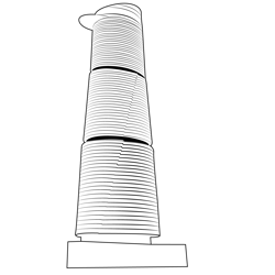 Skyscraper 6 Free Coloring Page for Kids