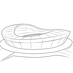 Stadiums 12 Free Coloring Page for Kids