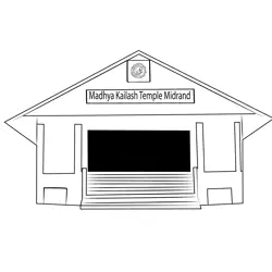 Midrand Temple Free Coloring Page for Kids