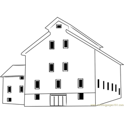 Barn Free Coloring Page for Kids