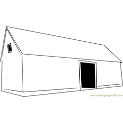 Dimension Barn Free Coloring Page for Kids