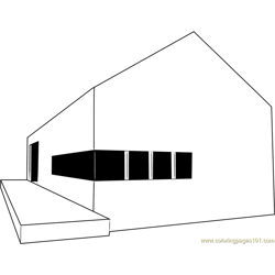 Stealth Barn Free Coloring Page for Kids