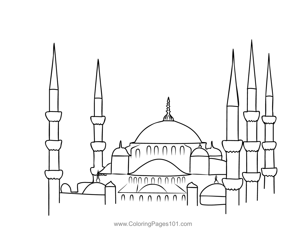 Blue Mosques In Turkey