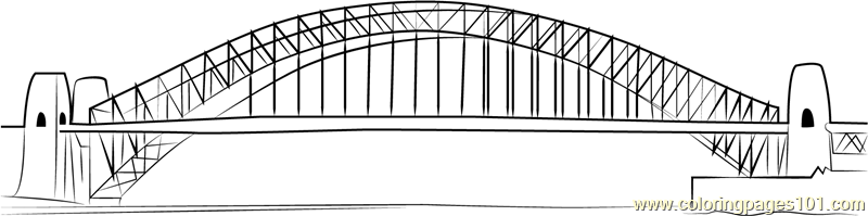 Sydney Harbour Bridge Drawing
