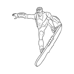 Action Man4 Free Coloring Page for Kids