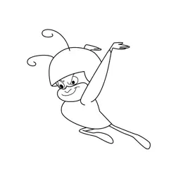 Atom Ant Free Coloring Page for Kids