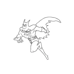 Batman 3 Free Coloring Page for Kids