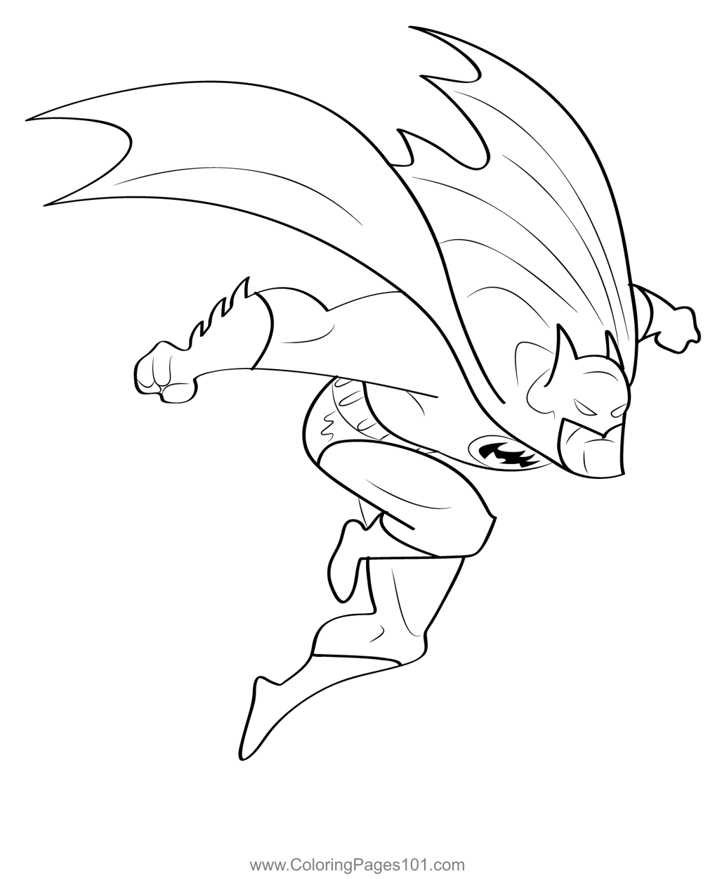 Jumping Batman